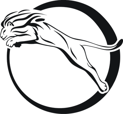 Raja Express leaping lion logo